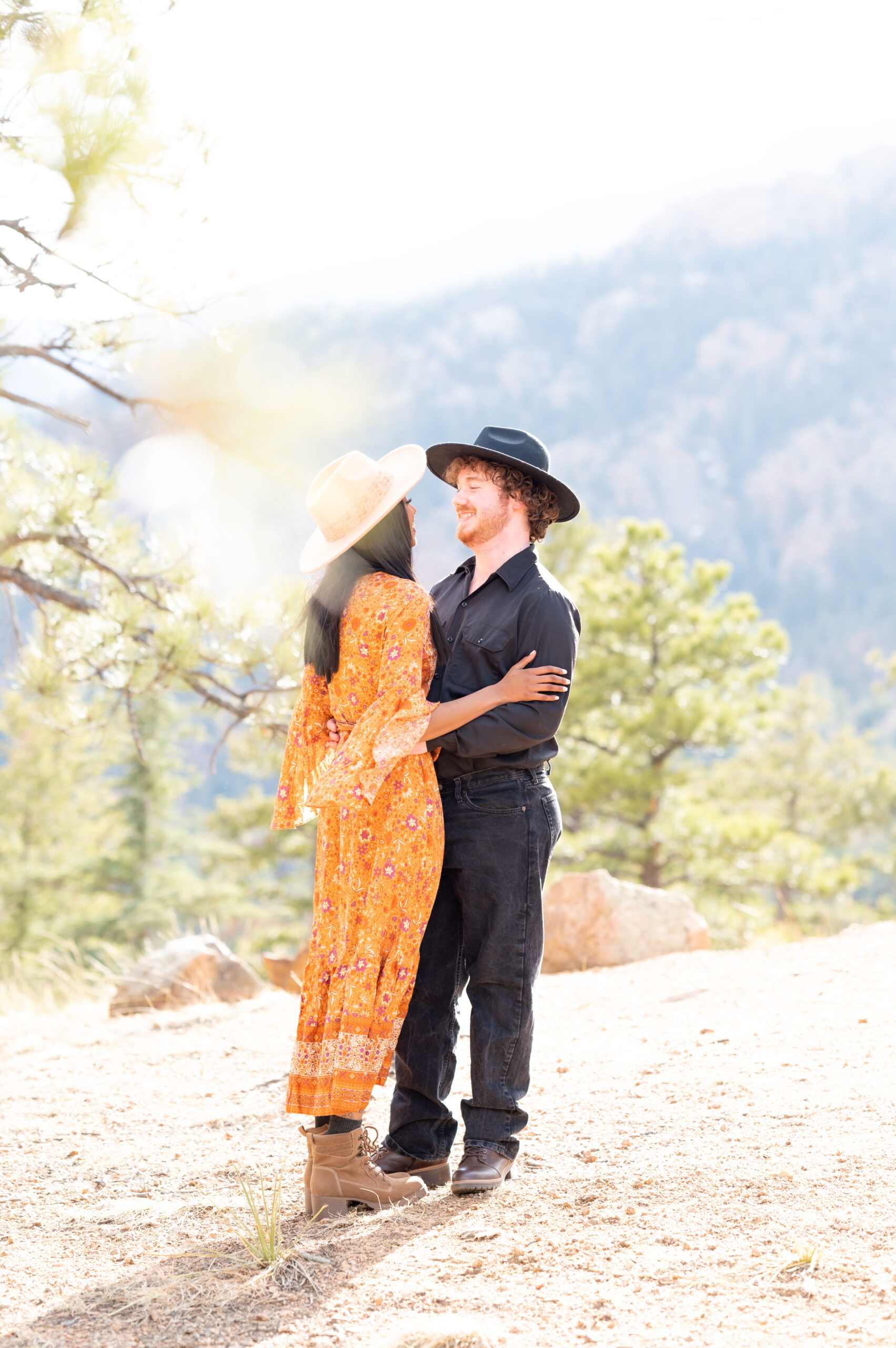 Colorado Springs Engagement Session in the Mountains