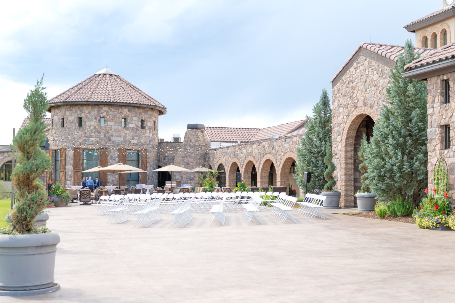 wideshot image of the flying horse resort, a colorado springs outdoor wedding venue